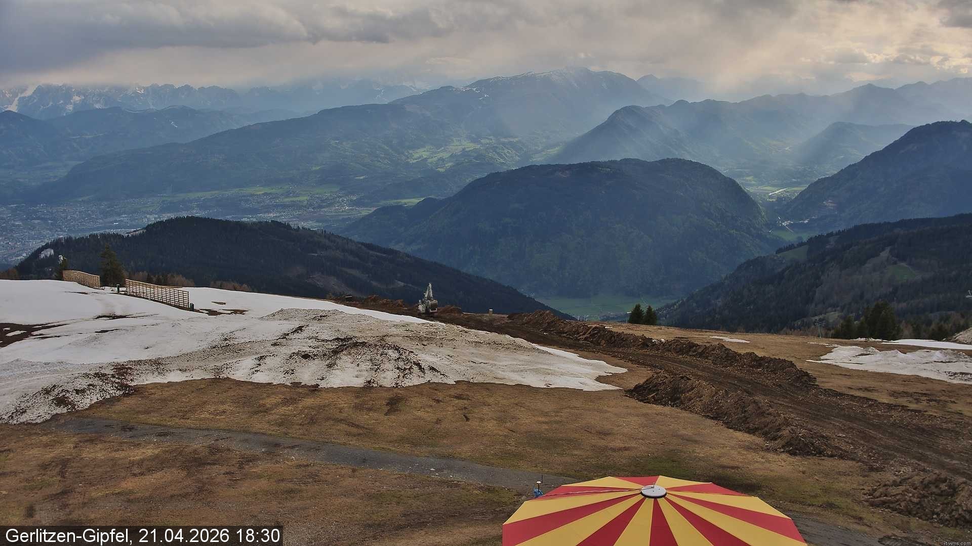 Archiv Foto Webcam Gerlitzen-Gipfel - Alpengasthof