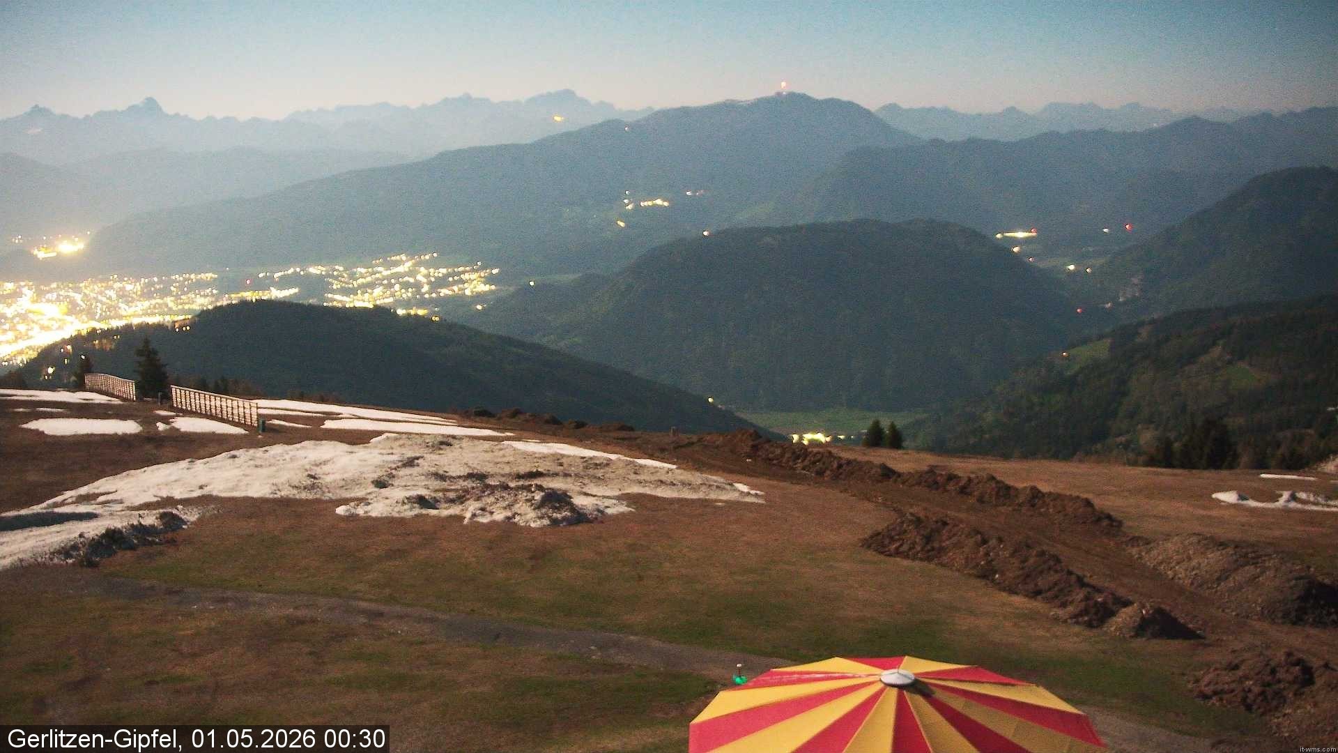 Archiv Foto Webcam Gerlitzen-Gipfel - Alpengasthof