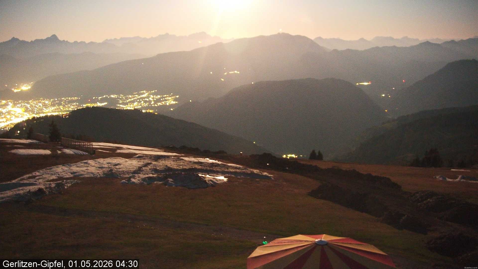 Archiv Foto Webcam Gerlitzen-Gipfel - Alpengasthof