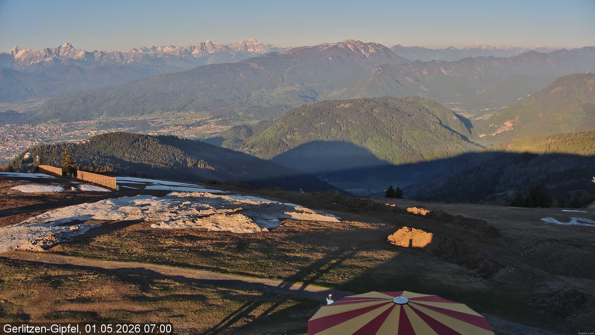 Archiv Foto Webcam Gerlitzen-Gipfel - Alpengasthof