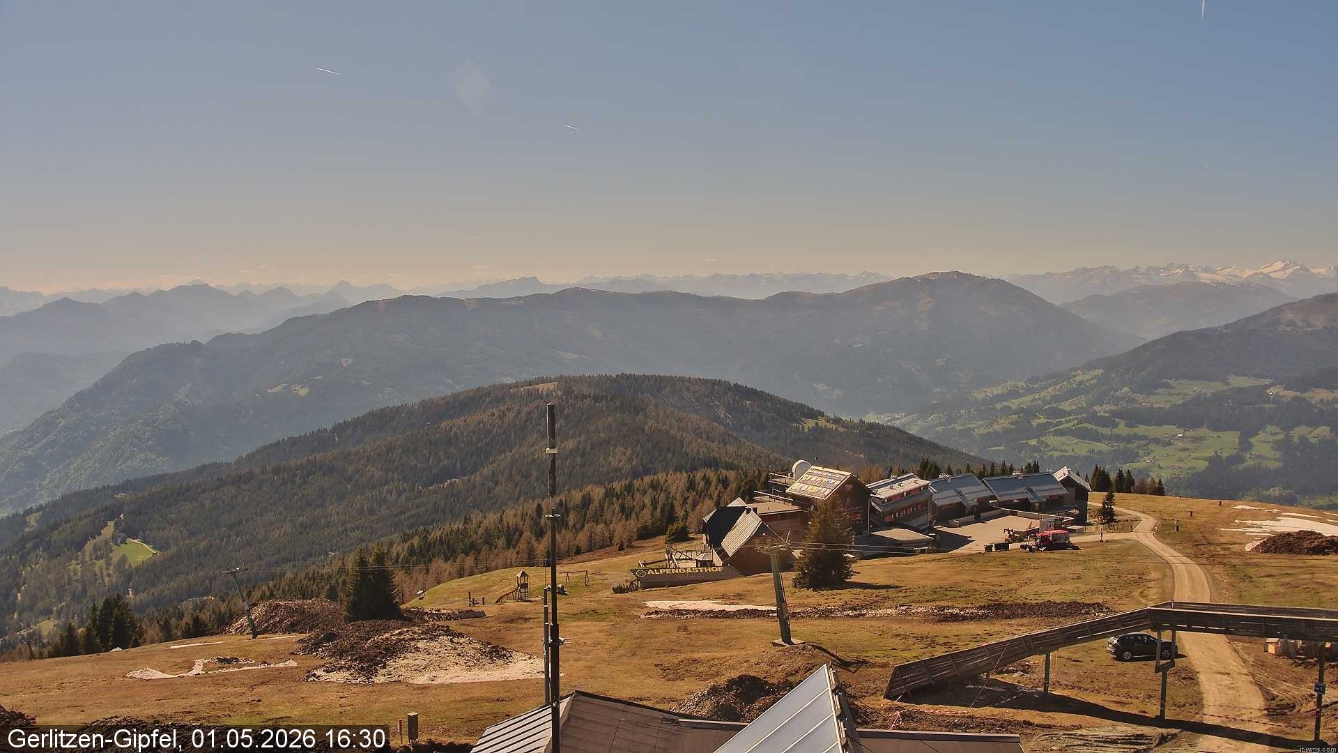 Archiv Foto Webcam Gerlitzen-Gipfel - Alpengasthof