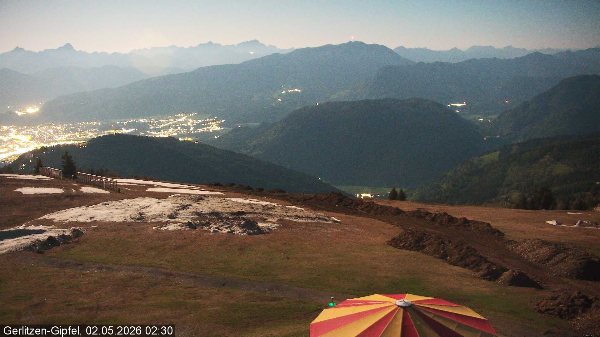 Archiv Foto Webcam Gerlitzen-Gipfel - Alpengasthof
