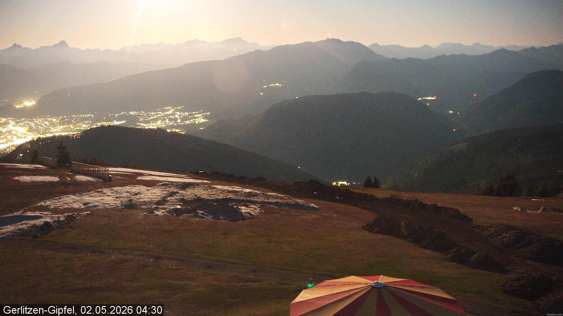 Archived image Webcam Gerlitzen summit (Carinthia)