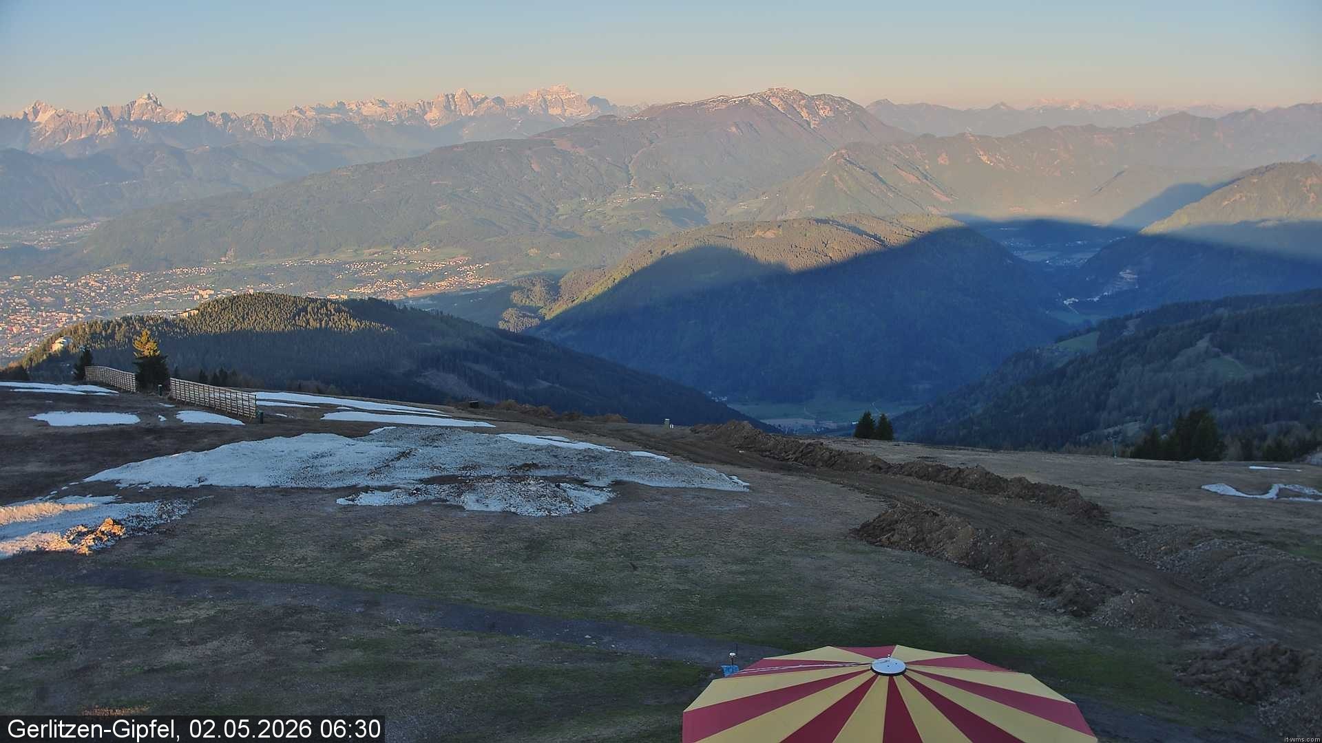 Archived image Webcam Gerlitzen summit (Carinthia)
