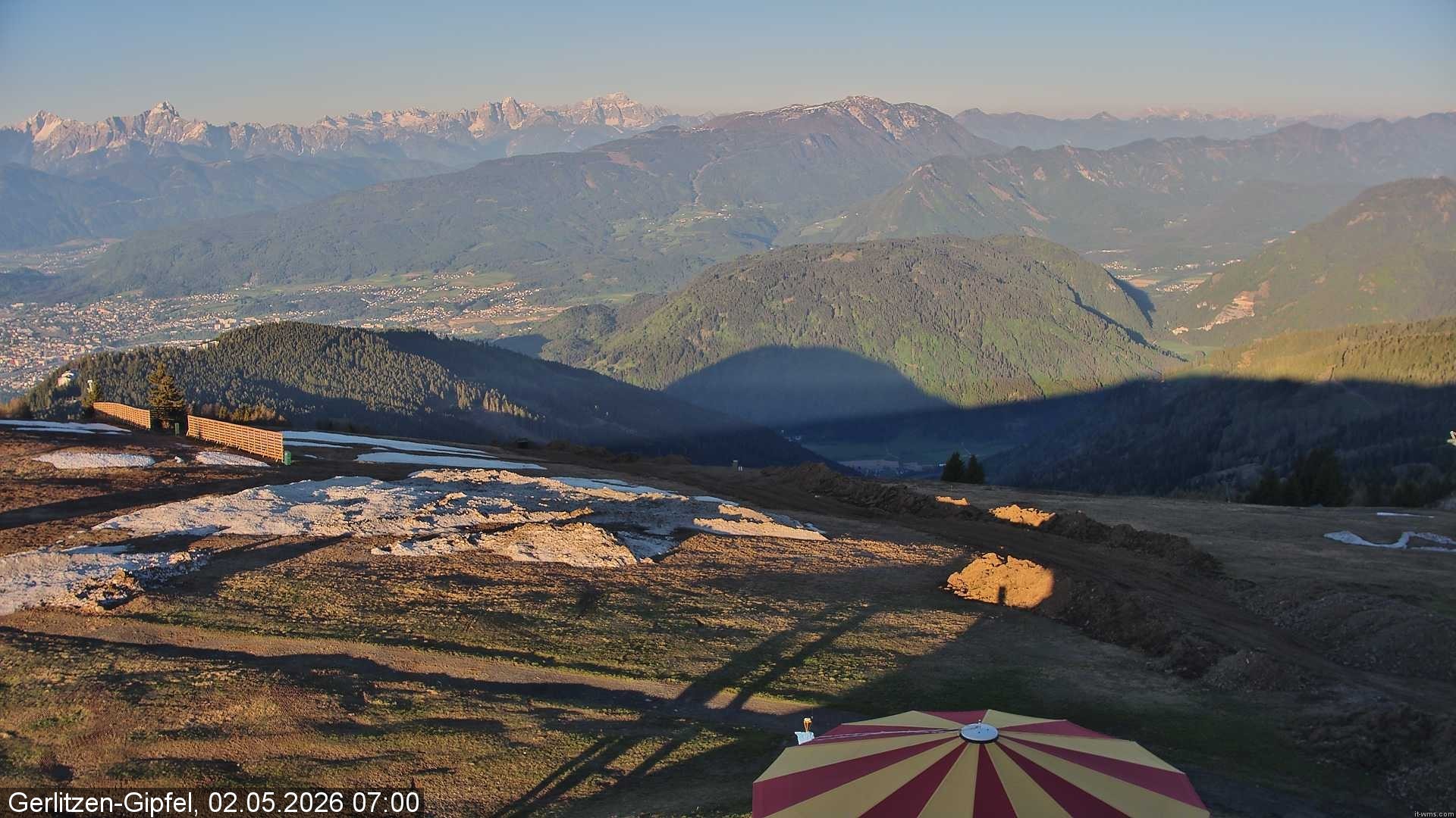 Archived image Webcam Gerlitzen summit (Carinthia)
