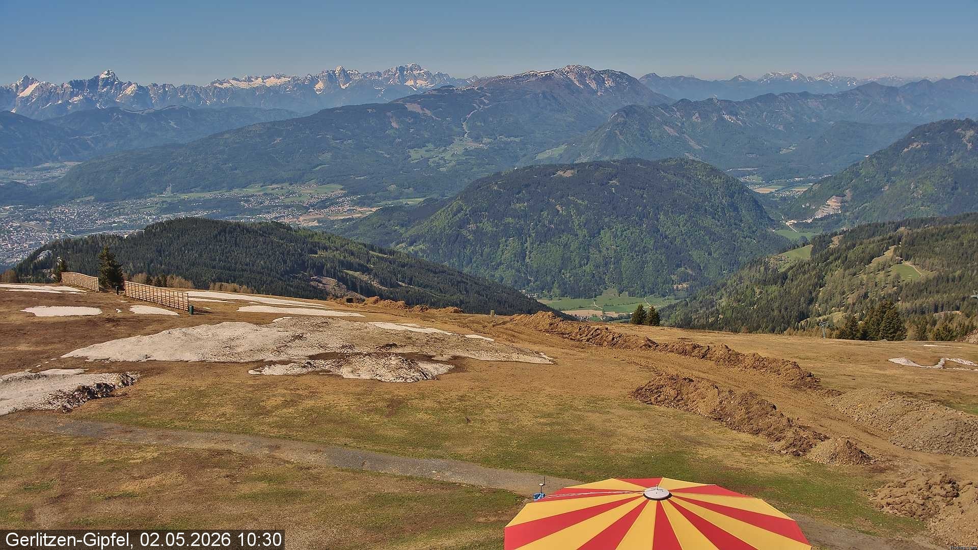 Archived image Webcam Gerlitzen summit (Carinthia)