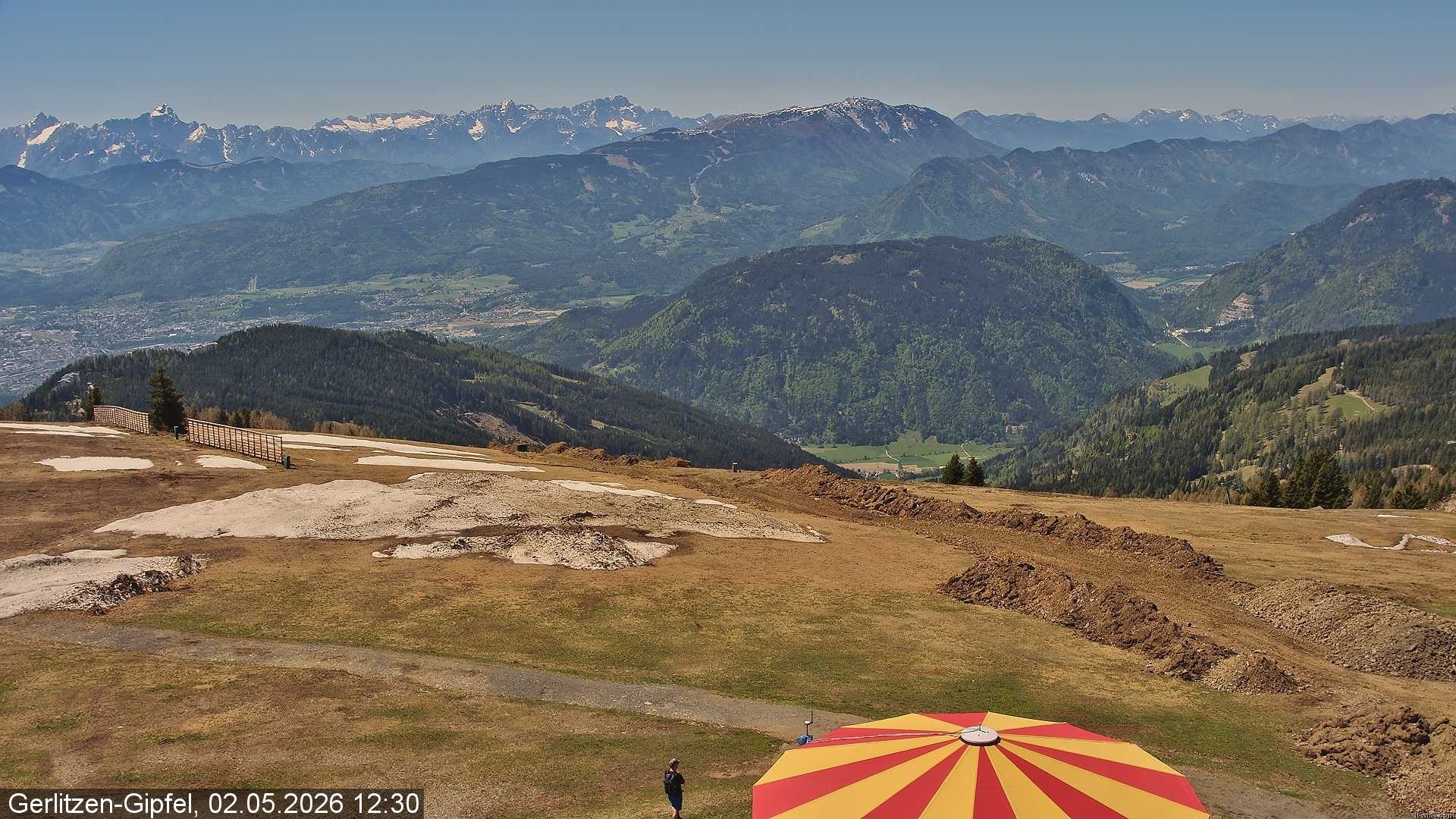 Archived image Webcam Gerlitzen summit (Carinthia)