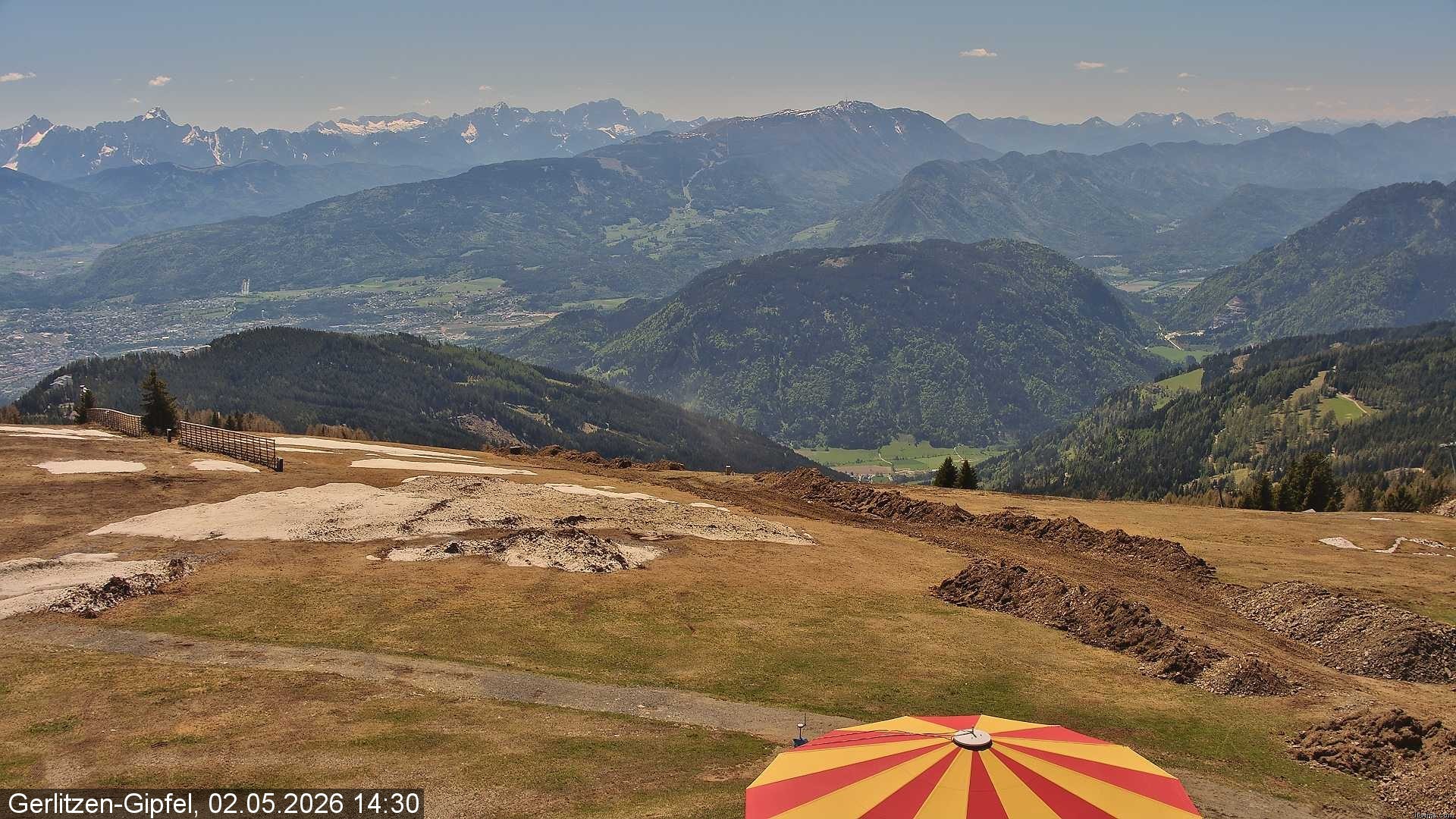 Archived image Webcam Gerlitzen summit (Carinthia)