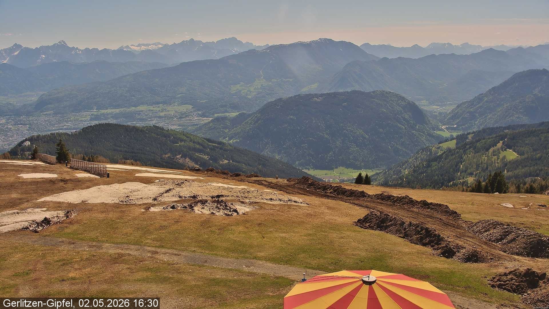 Archived image Webcam Gerlitzen summit (Carinthia)