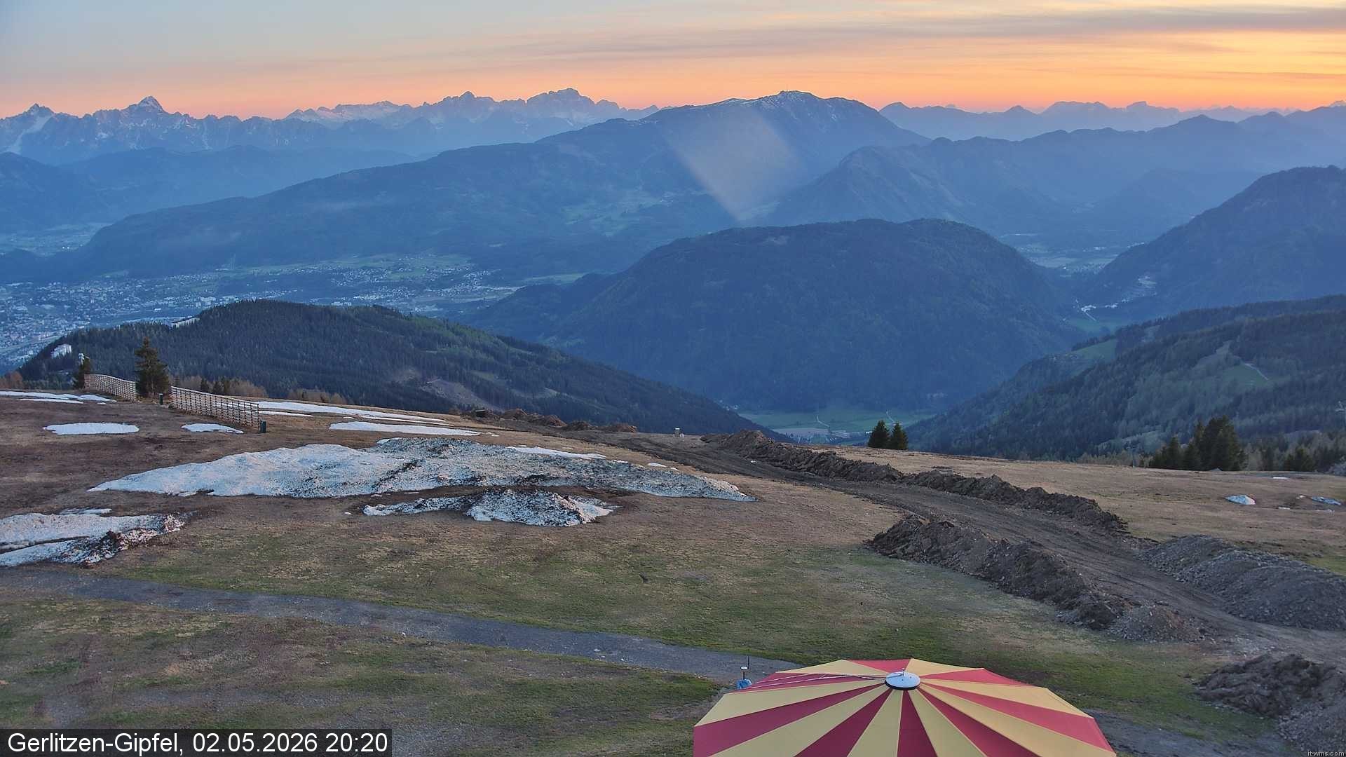 Archived image Webcam Gerlitzen summit (Carinthia)