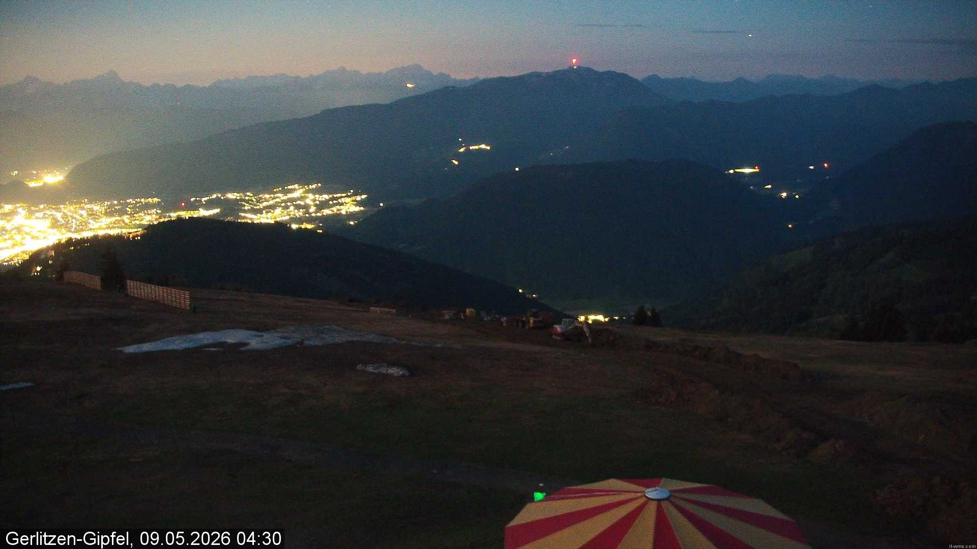 Archiv Foto Webcam Gerlitzen-Gipfel - Alpengasthof