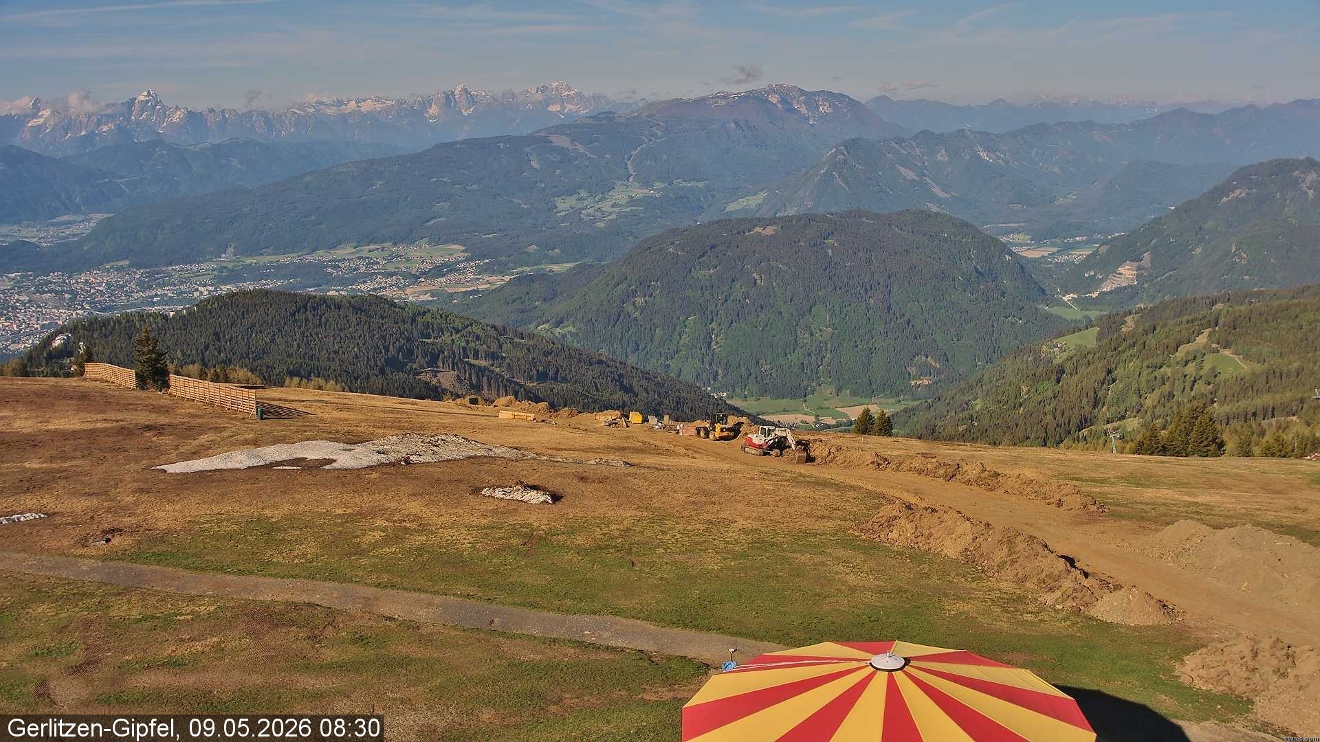 Archiv Foto Webcam Gerlitzen-Gipfel - Alpengasthof