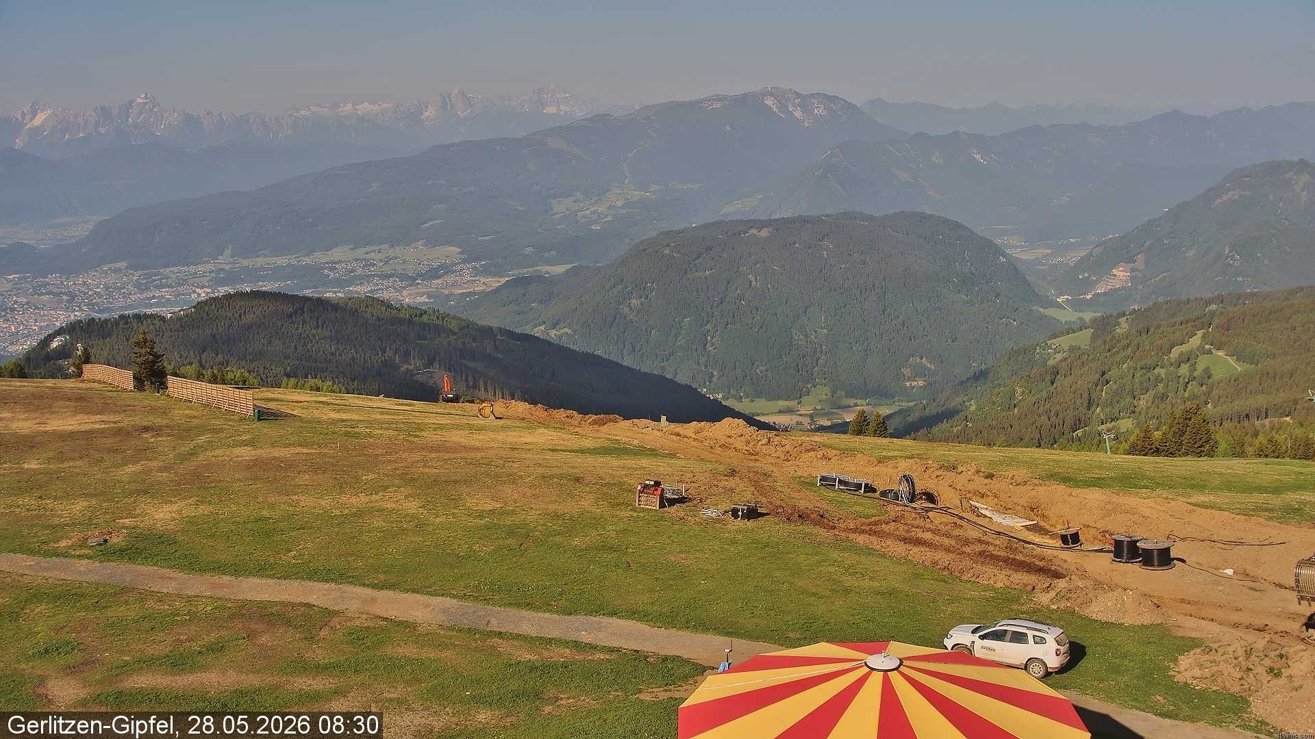 Archiv Foto Webcam Gerlitzen-Gipfel - Alpengasthof