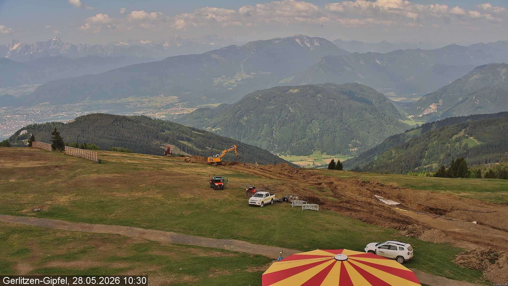 Archiv Foto Webcam Gerlitzen-Gipfel - Alpengasthof