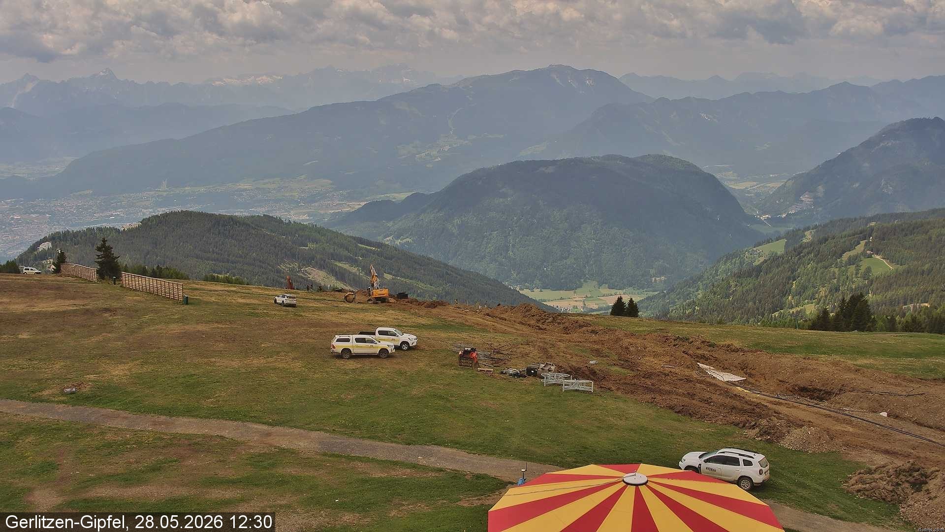 Archiv Foto Webcam Gerlitzen-Gipfel - Alpengasthof