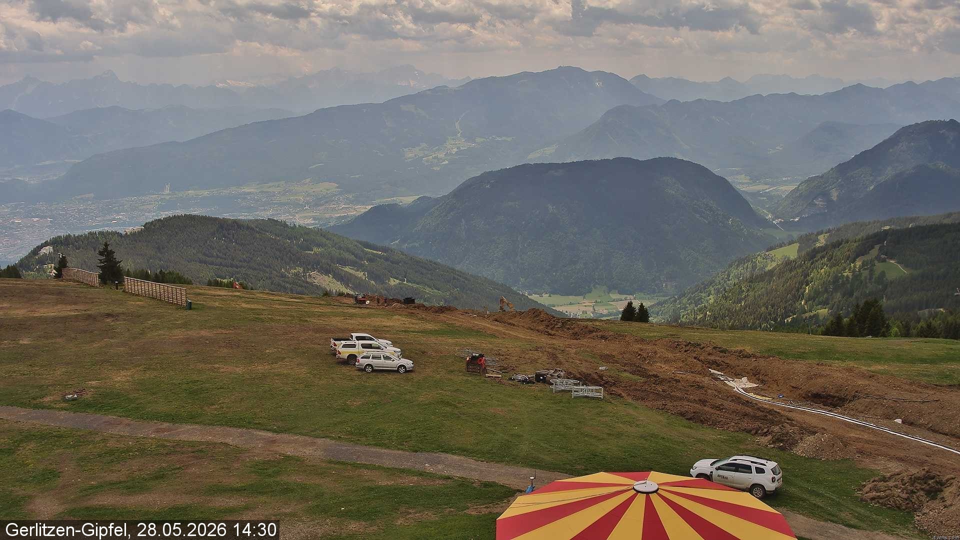 Archiv Foto Webcam Gerlitzen-Gipfel - Alpengasthof