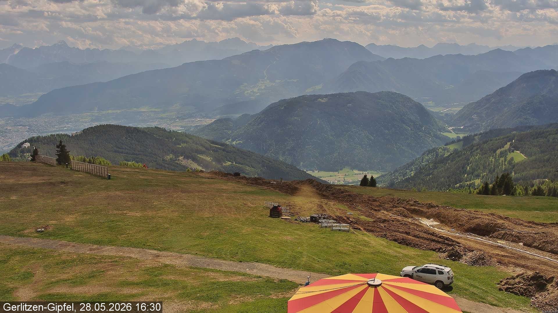 Archiv Foto Webcam Gerlitzen-Gipfel - Alpengasthof