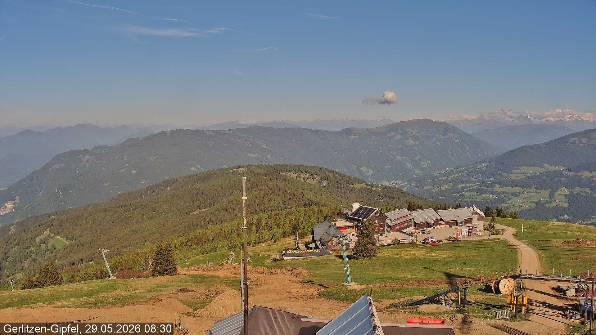 Archiv Foto Webcam Gerlitzen-Gipfel - Alpengasthof