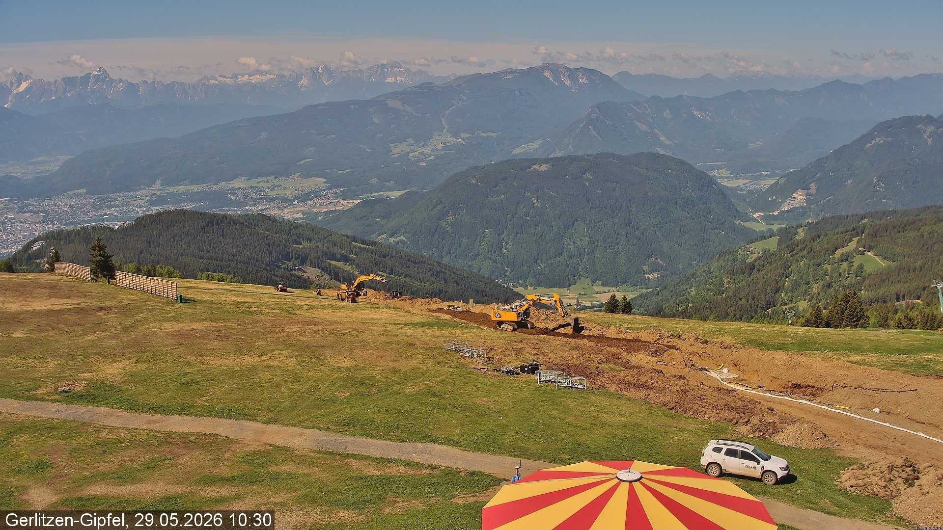 Archiv Foto Webcam Gerlitzen-Gipfel - Alpengasthof