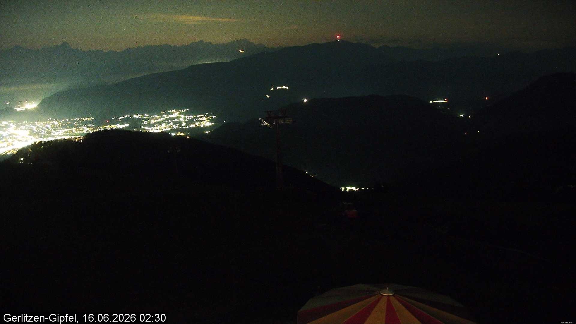 Archiv Foto Webcam Gerlitzen-Gipfel - Alpengasthof