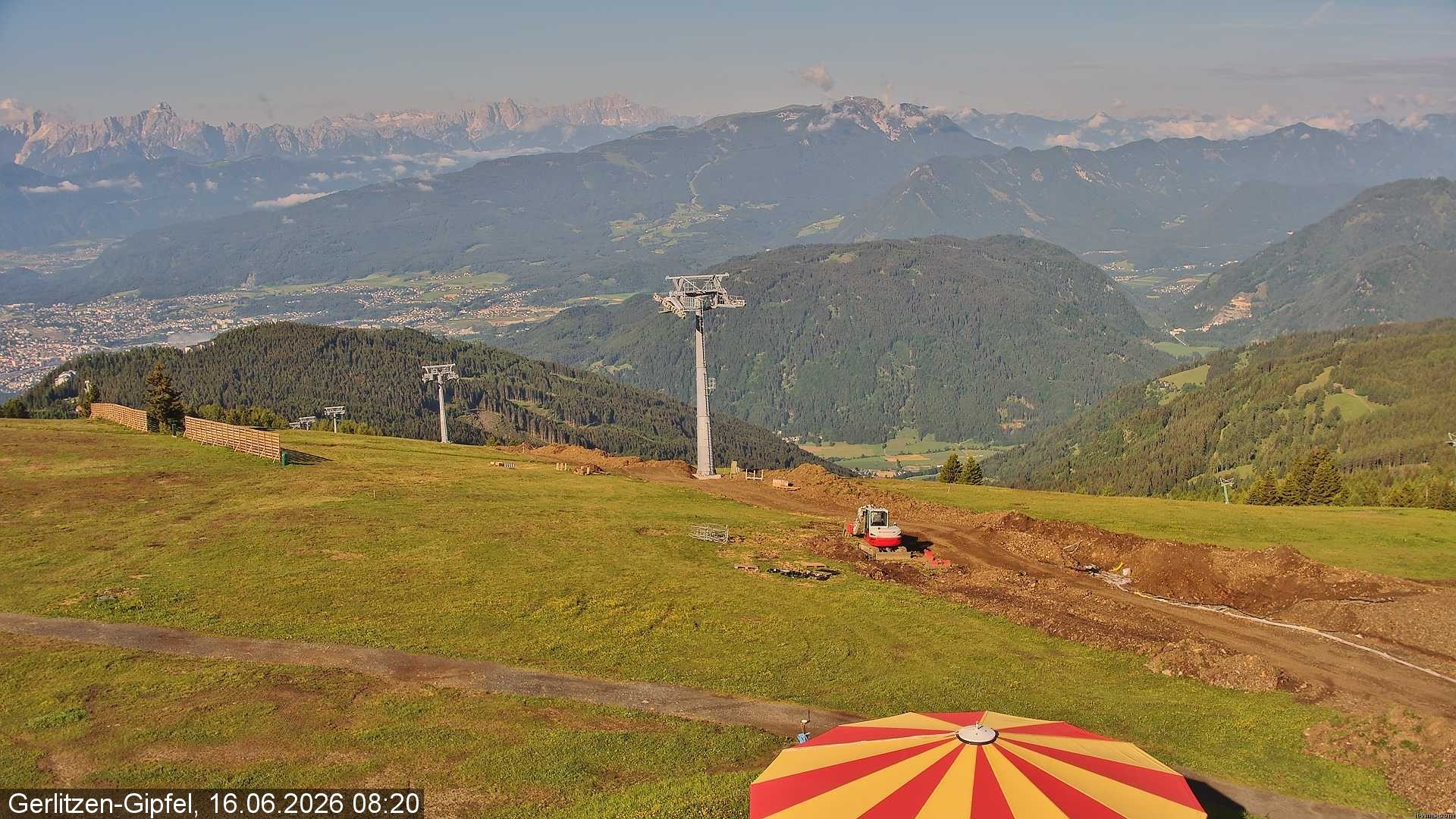 Archiv Foto Webcam Gerlitzen-Gipfel - Alpengasthof