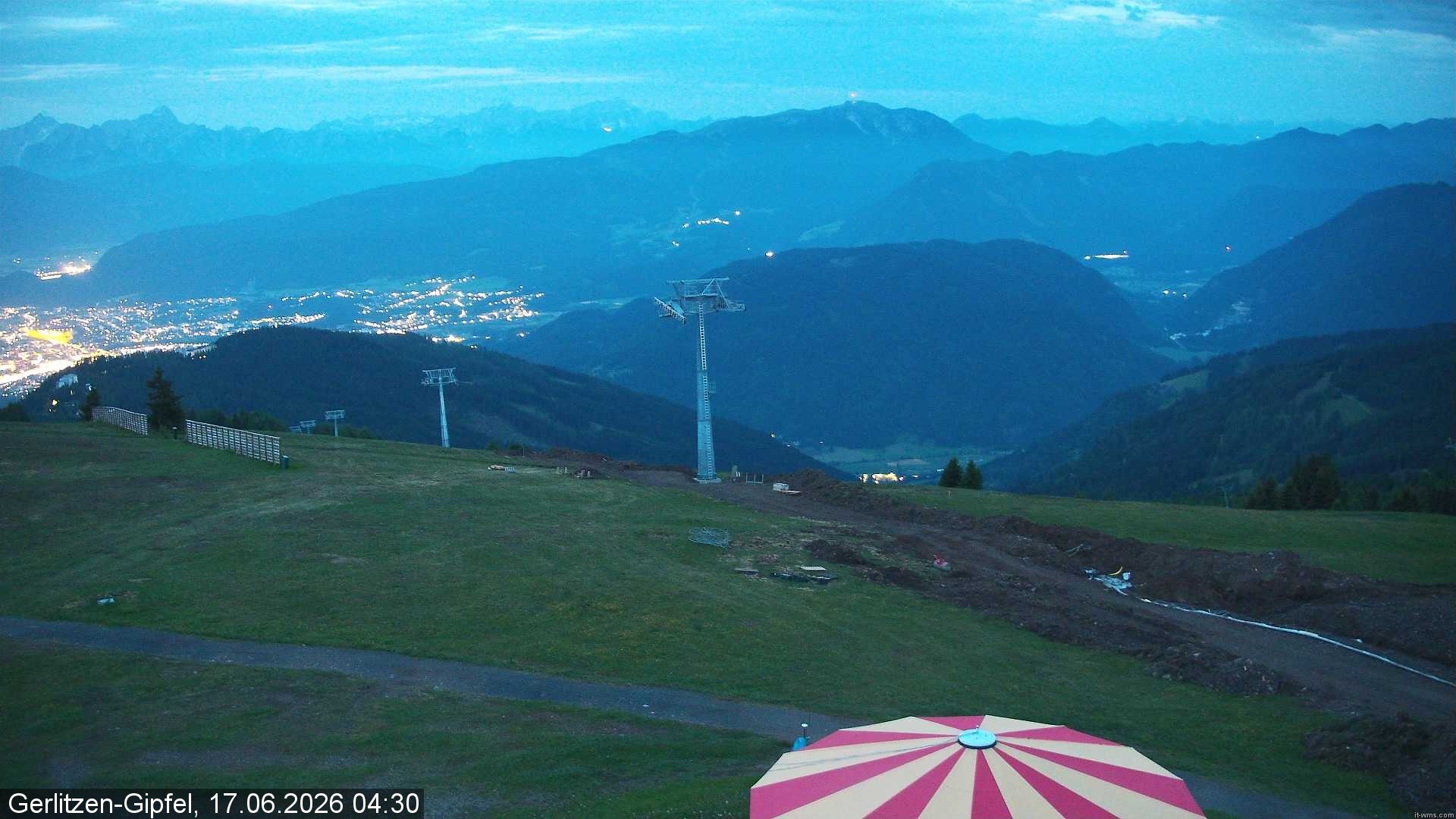 Archiv Foto Webcam Gerlitzen-Gipfel - Alpengasthof