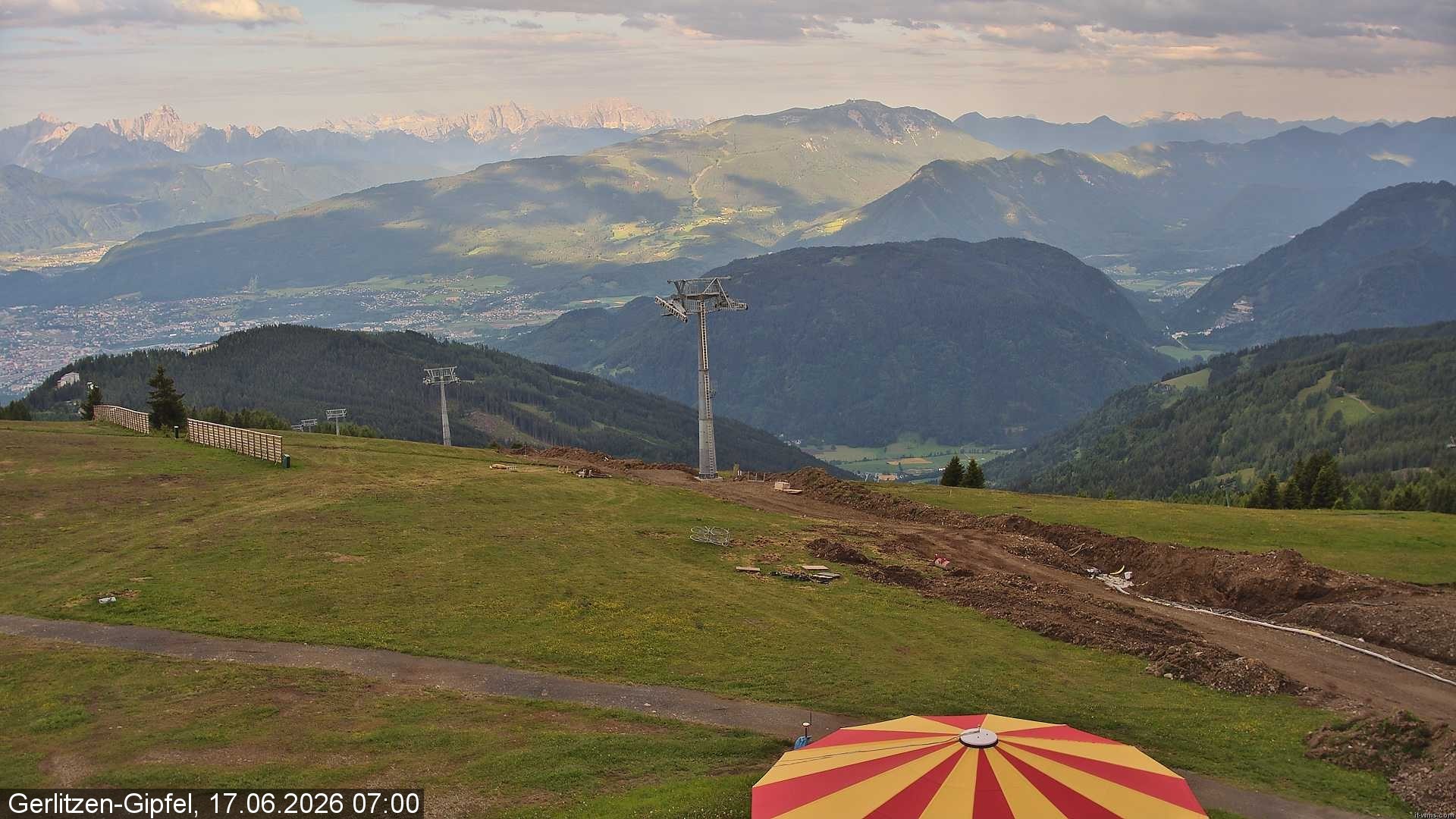 Archived image Webcam Gerlitzen summit (Carinthia)