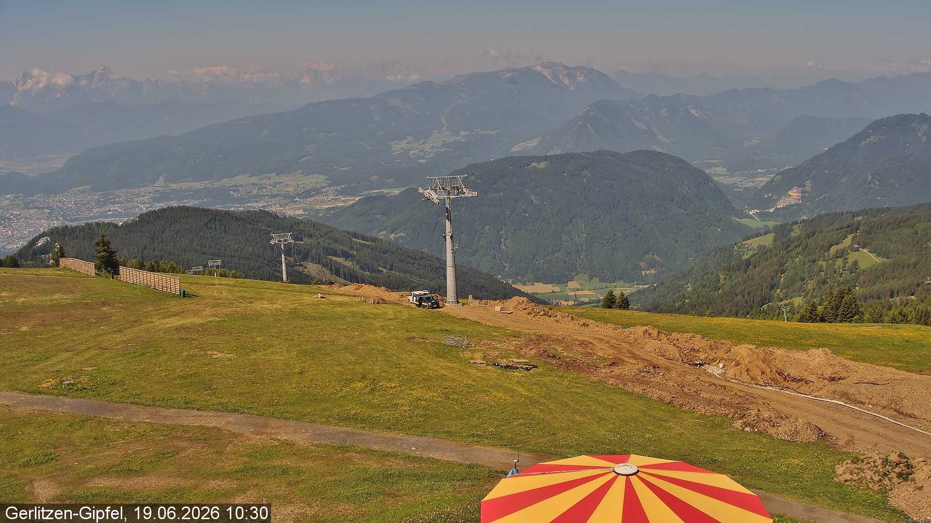 Archiv Foto Webcam Gerlitzen-Gipfel - Alpengasthof
