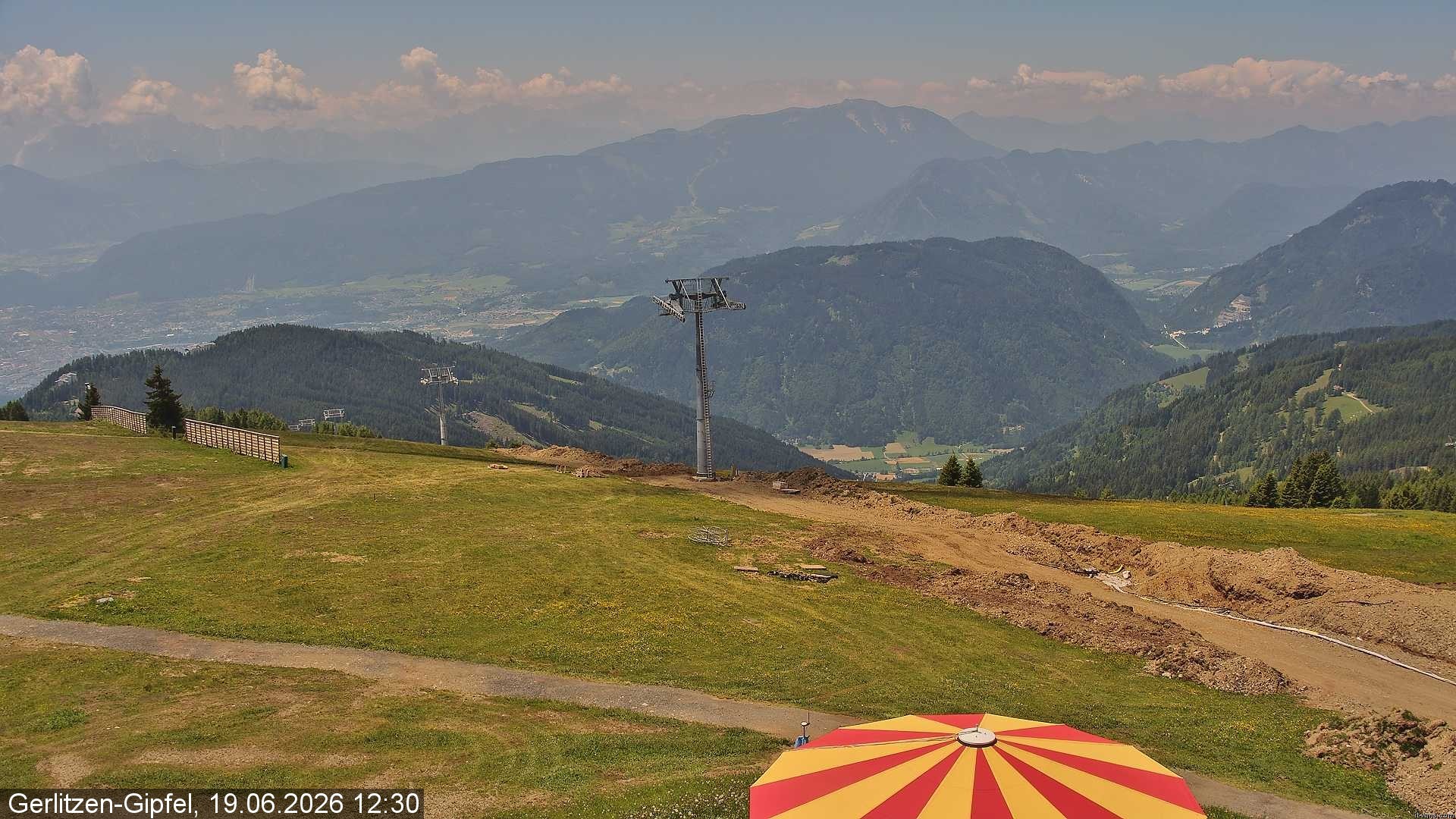 Archiv Foto Webcam Gerlitzen-Gipfel - Alpengasthof