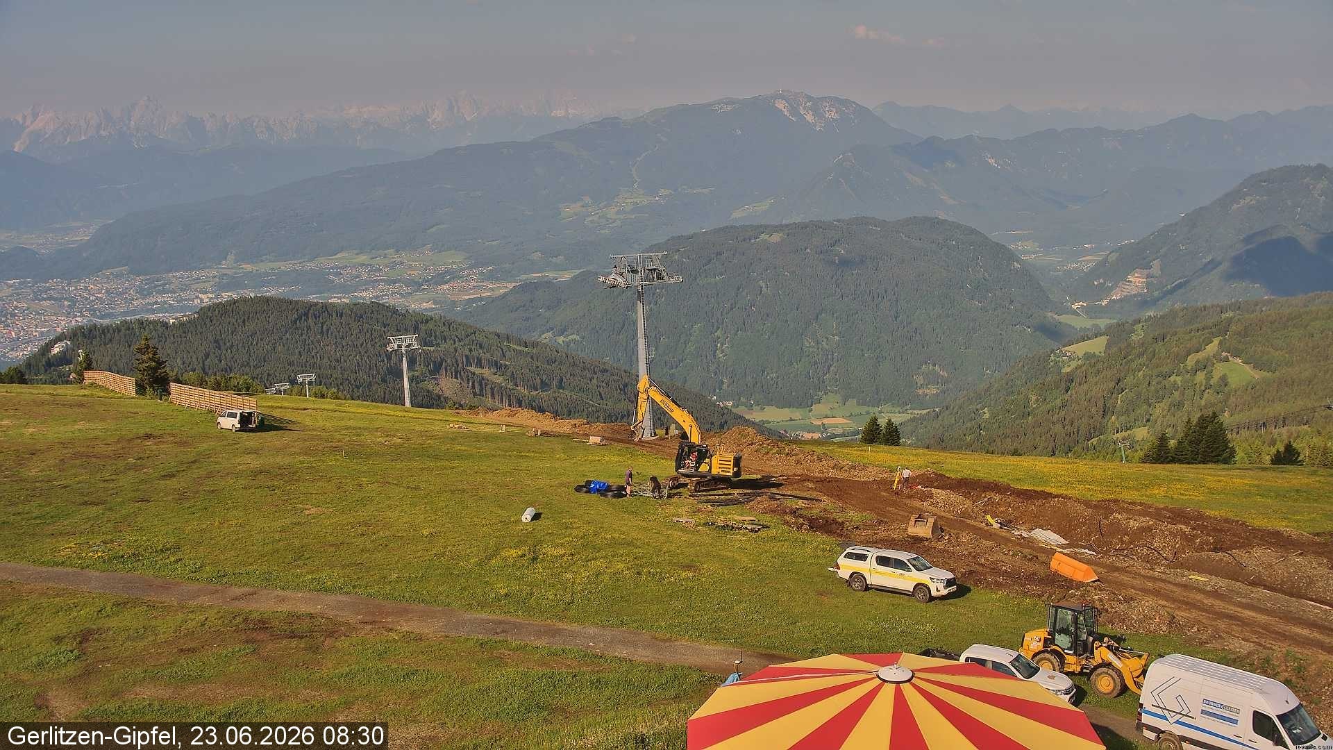 Archiv Foto Webcam Gerlitzen-Gipfel - Alpengasthof