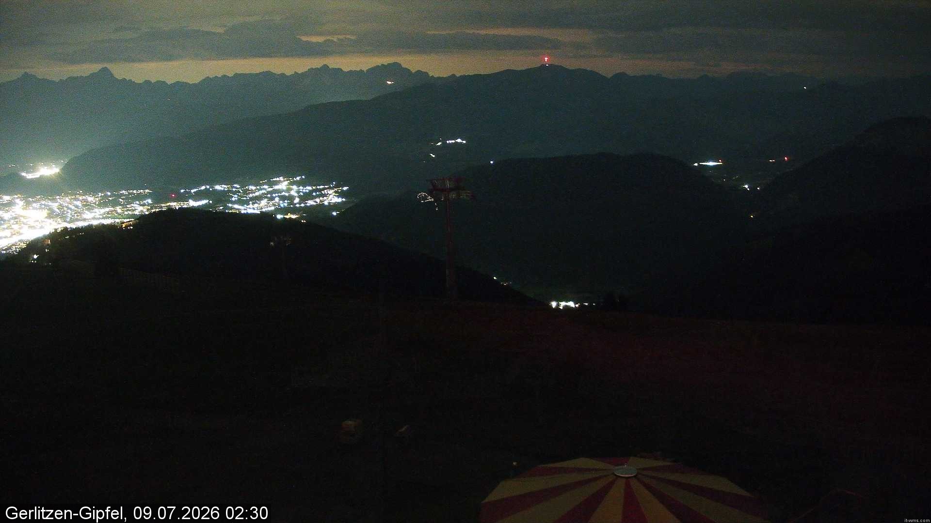 Archiv Foto Webcam Gerlitzen-Gipfel - Alpengasthof