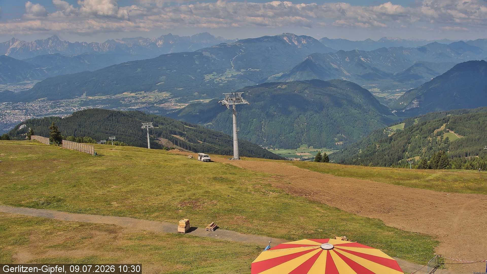Archiv Foto Webcam Gerlitzen-Gipfel - Alpengasthof