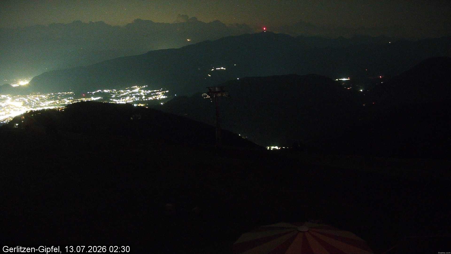 Archived image Webcam Gerlitzen summit (Carinthia)