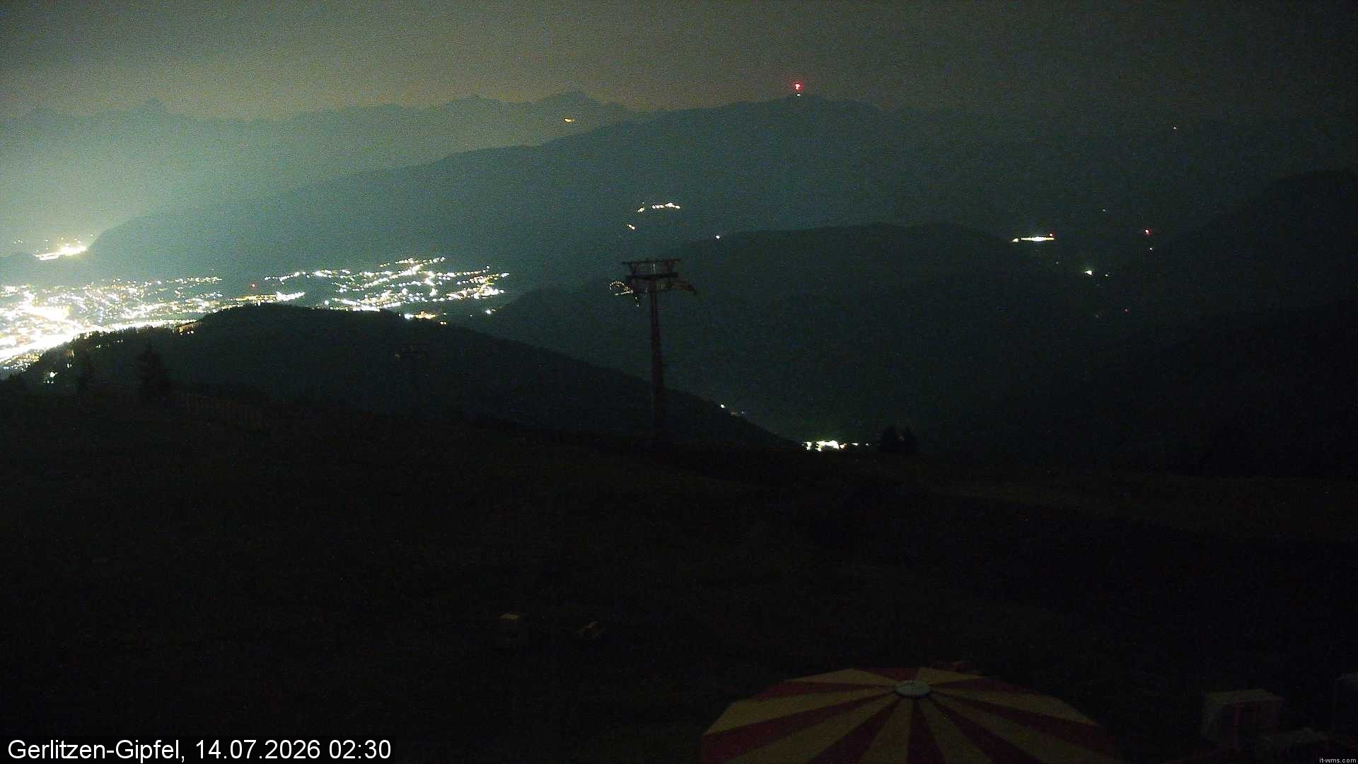 Archiv Foto Webcam Gerlitzen-Gipfel - Alpengasthof