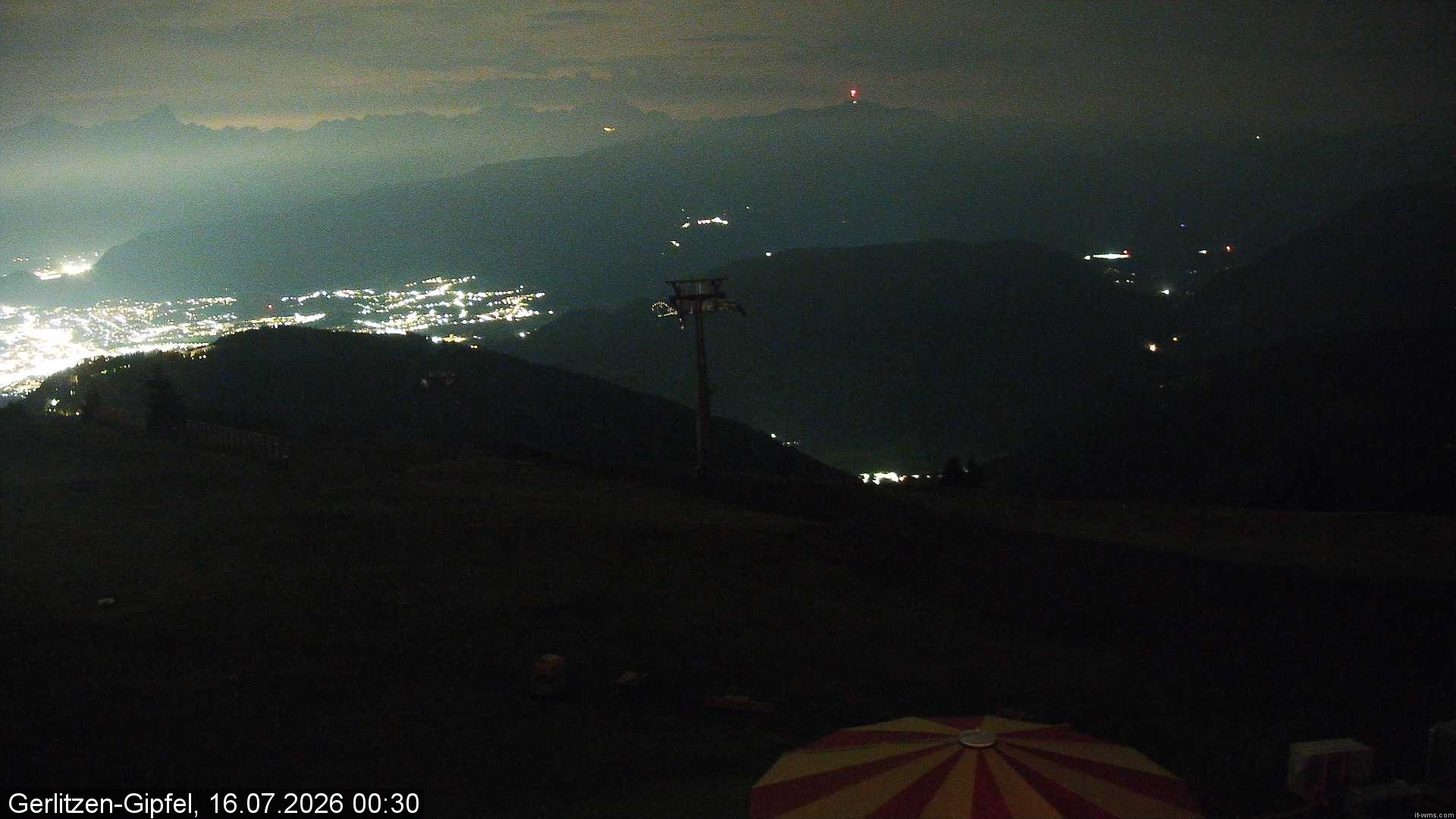 Archiv Foto Webcam Gerlitzen-Gipfel - Alpengasthof