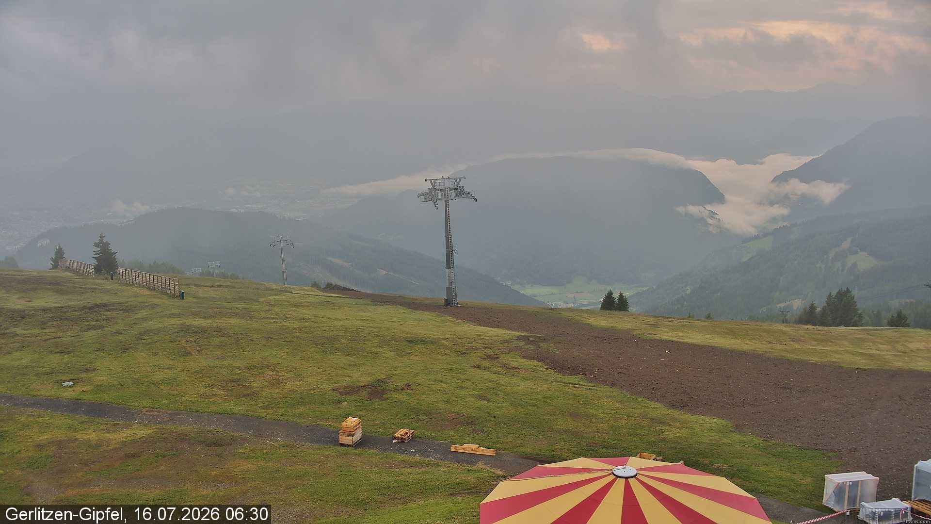 Archiv Foto Webcam Gerlitzen-Gipfel - Alpengasthof