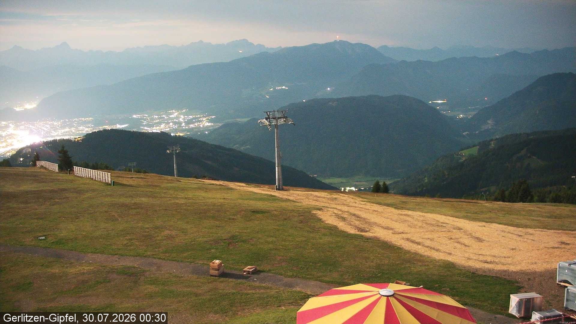 Archiv Foto Webcam Gerlitzen-Gipfel - Alpengasthof