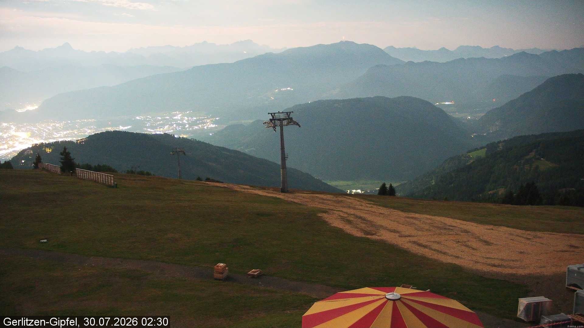 Archiv Foto Webcam Gerlitzen-Gipfel - Alpengasthof