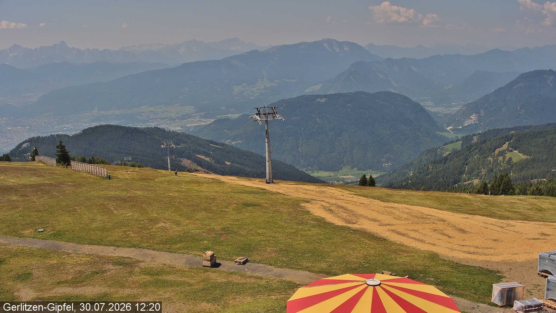 Archiv Foto Webcam Gerlitzen-Gipfel - Alpengasthof