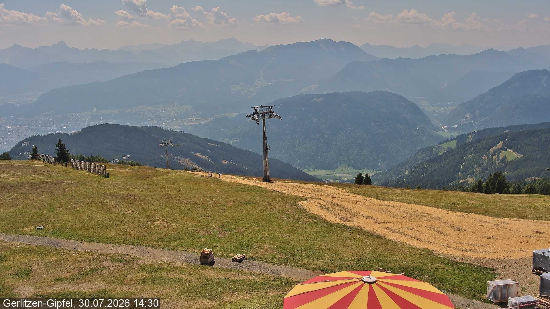 Archiv Foto Webcam Gerlitzen-Gipfel - Alpengasthof