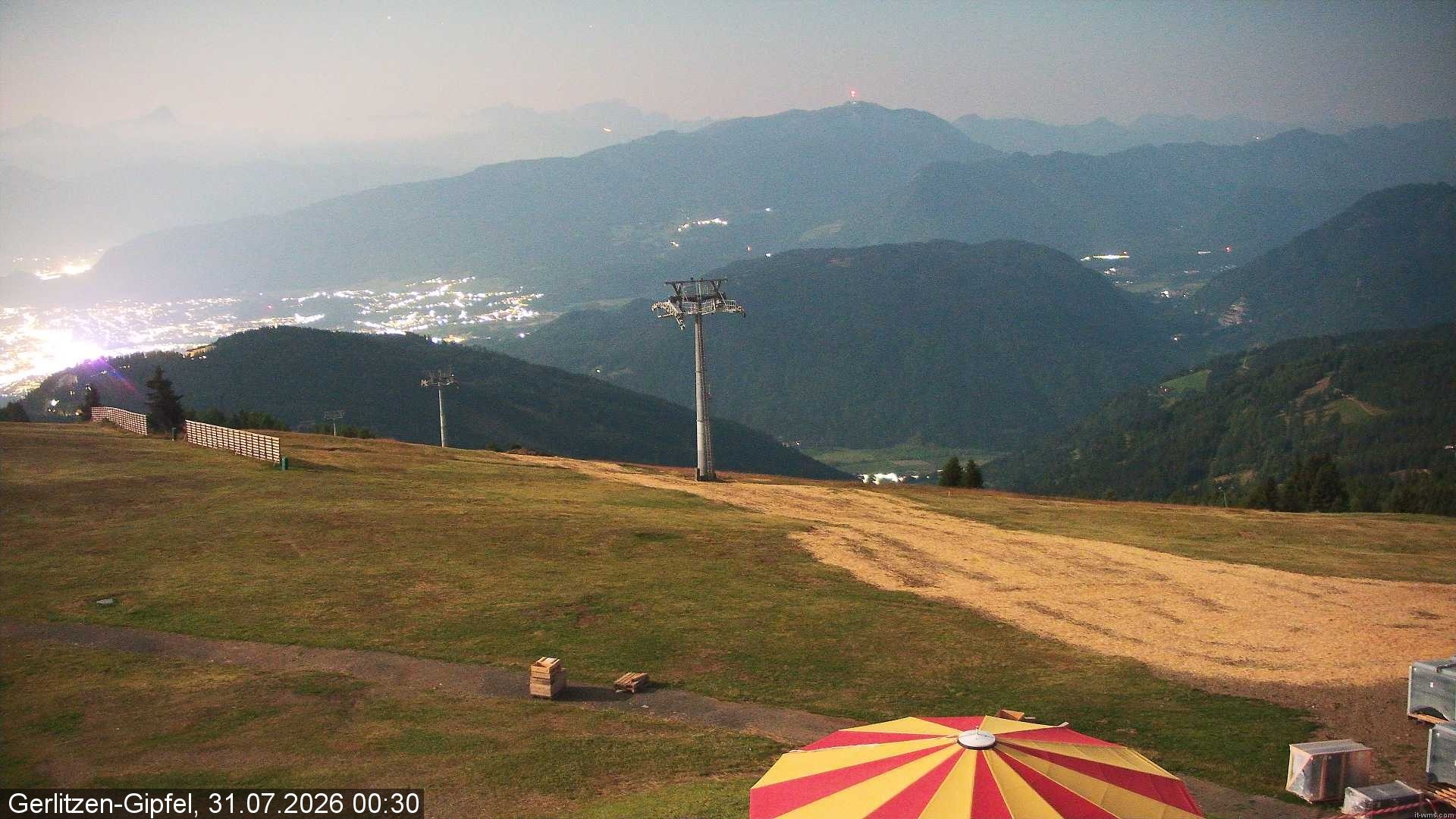 Archiv Foto Webcam Gerlitzen-Gipfel - Alpengasthof