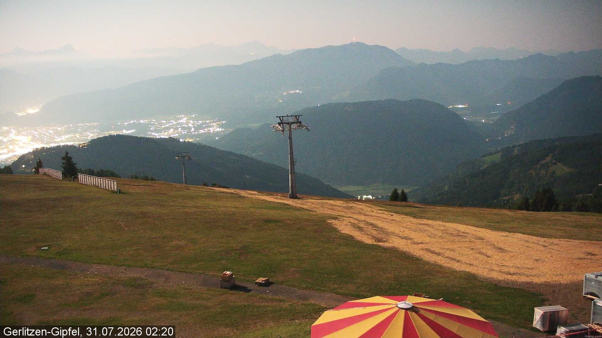 Archiv Foto Webcam Gerlitzen-Gipfel - Alpengasthof