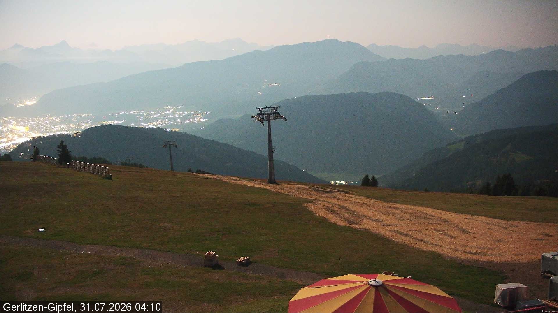 Archiv Foto Webcam Gerlitzen-Gipfel - Alpengasthof