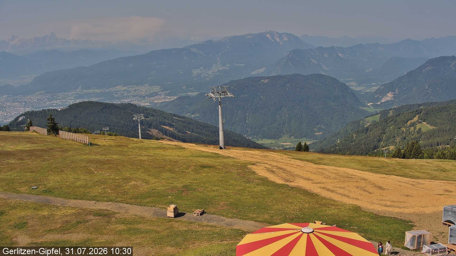 Archiv Foto Webcam Gerlitzen-Gipfel - Alpengasthof