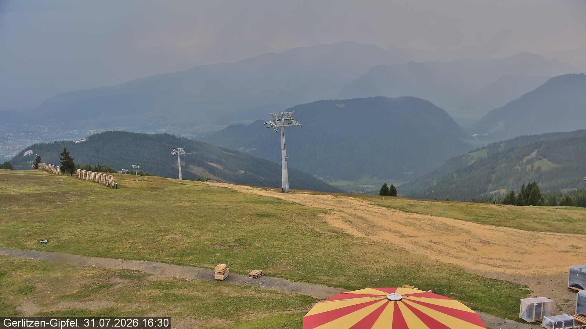 Archiv Foto Webcam Gerlitzen-Gipfel - Alpengasthof
