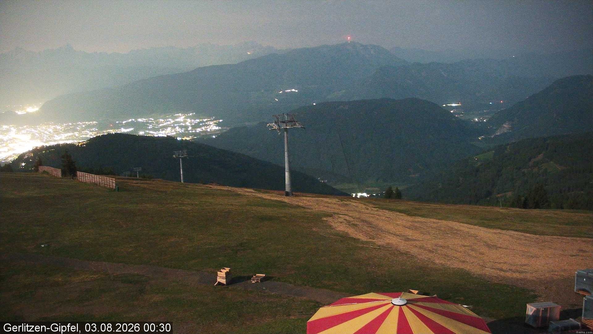 Archiv Foto Webcam Gerlitzen-Gipfel - Alpengasthof