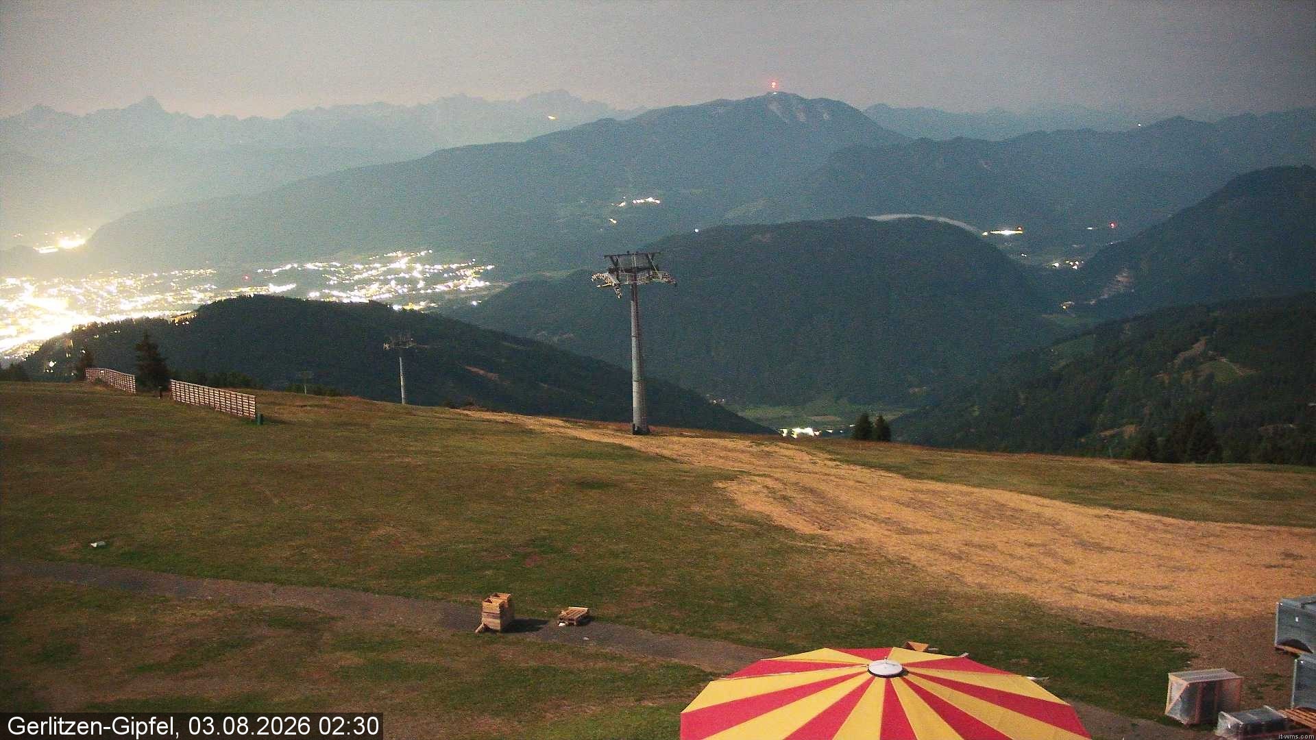 Archiv Foto Webcam Gerlitzen-Gipfel - Alpengasthof