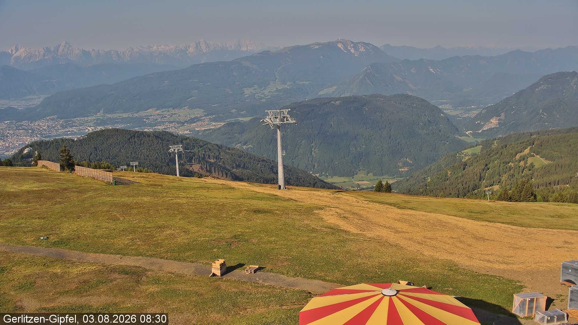 Archiv Foto Webcam Gerlitzen-Gipfel - Alpengasthof