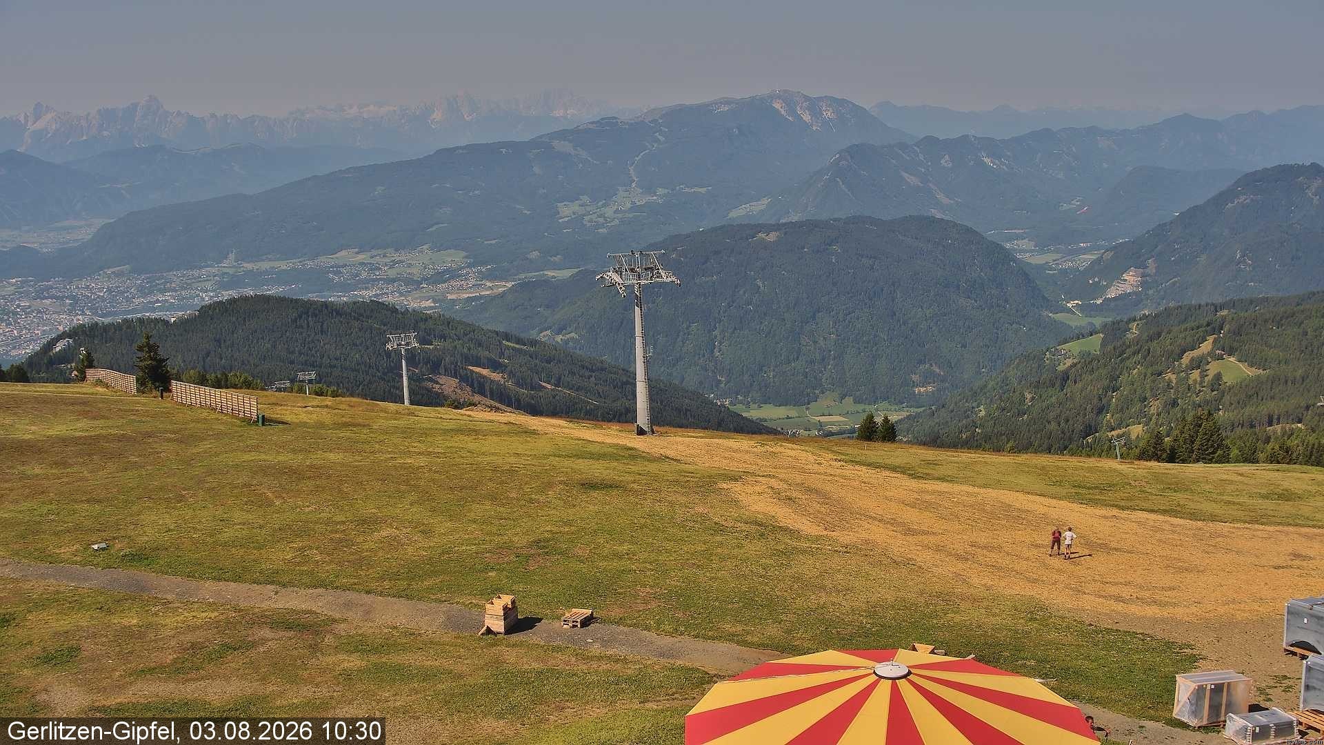 Archiv Foto Webcam Gerlitzen-Gipfel - Alpengasthof