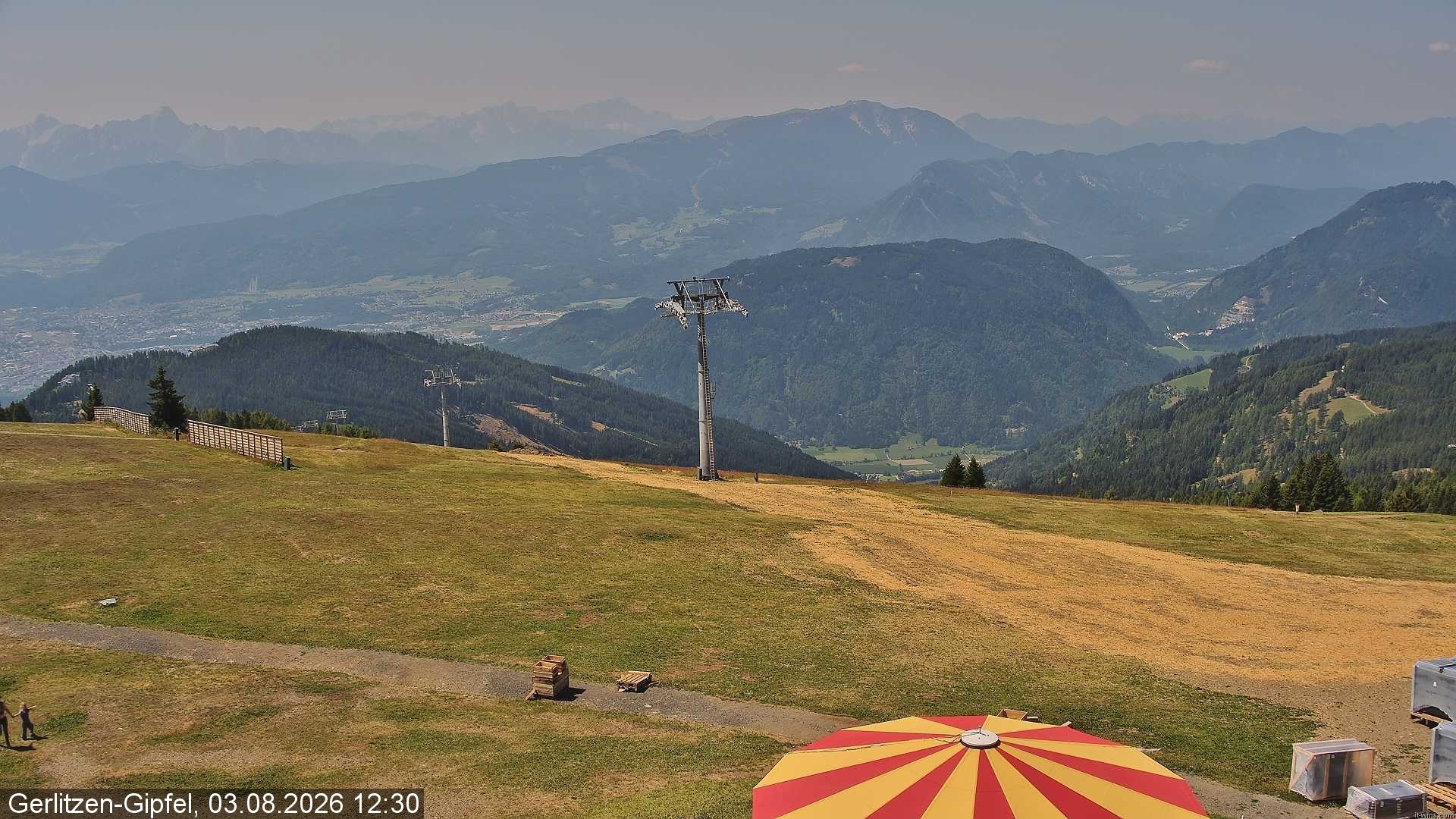 Archiv Foto Webcam Gerlitzen-Gipfel - Alpengasthof